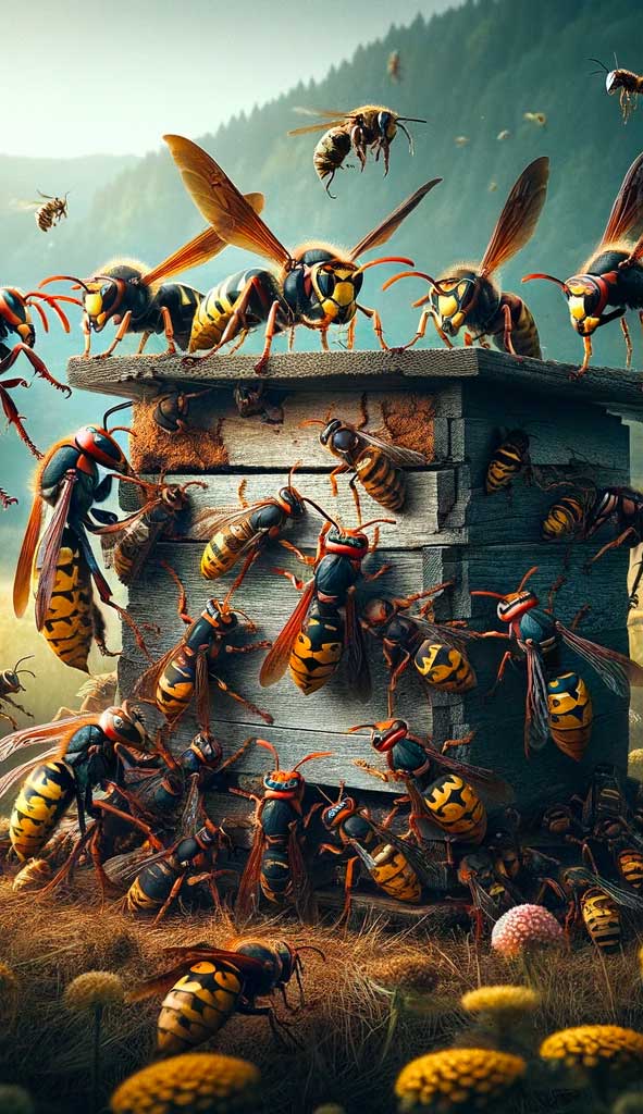 Le specialiste de la lutte contre les prédateurs de abeilles